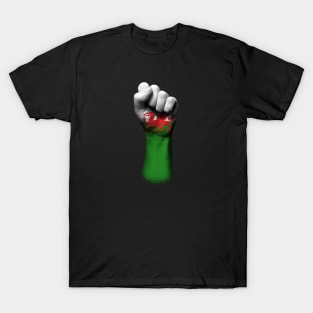 Flag of Wales on a Raised Clenched Fist T-Shirt